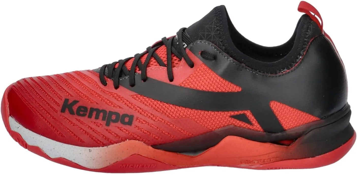 Мужские кроссовки Kempa Wing Lite 2.0, черный/красный — фото 2