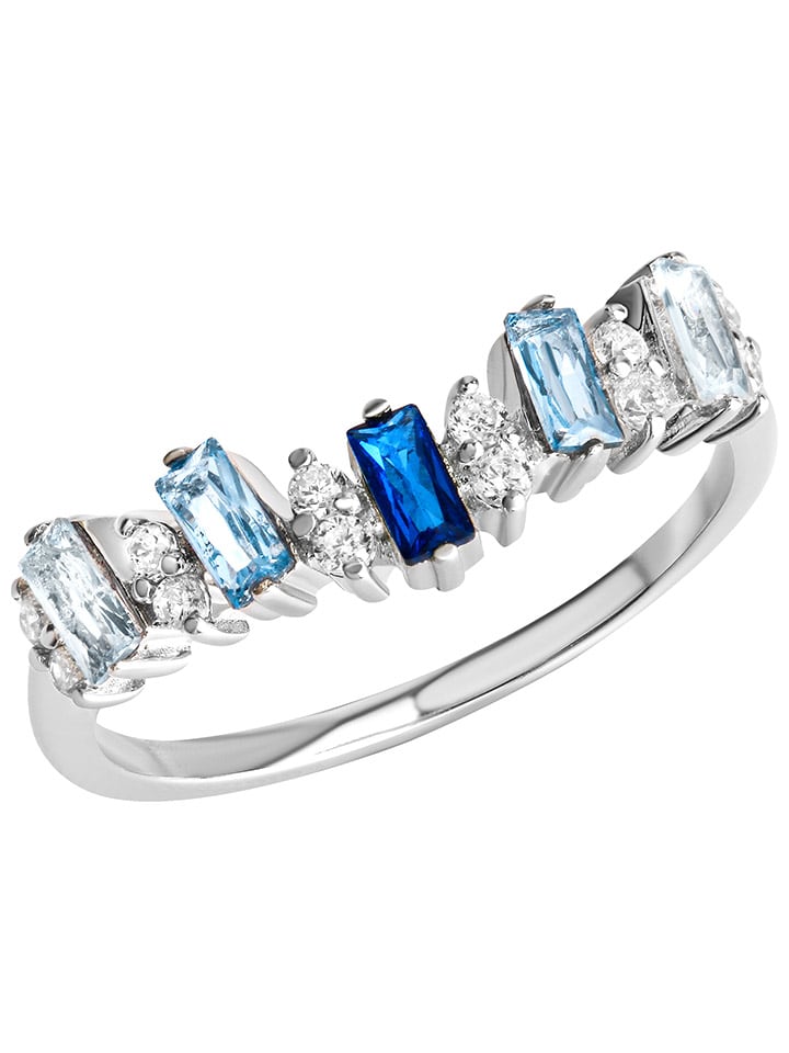 

Zeeme Серебряное кольцо с драгоценными камнями