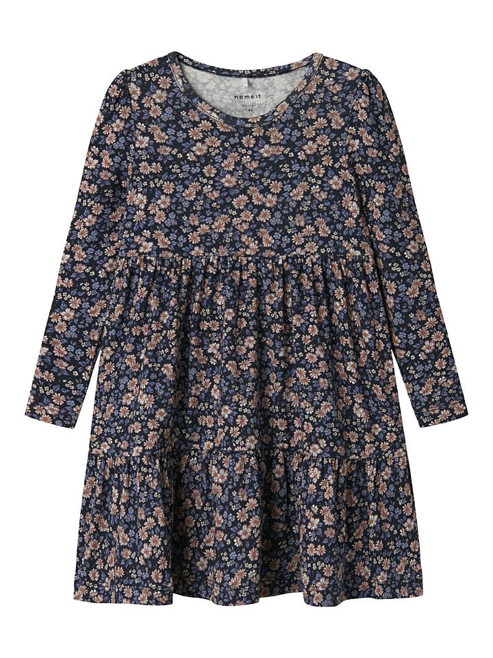 

Name it Платье "Оалия" темно-синего/бежевого цвета