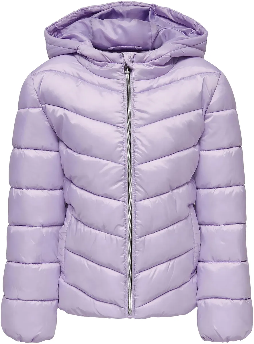 

Стеганая куртка KIDS ONLY "KOGTANEA QUILTED HOOD JACKET OTW NOOS", с капюшоном, цвет Pastel Lilac