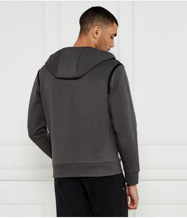 Толстовка с отвисшей лентой Regular fit Boss Green, серый — фото 3