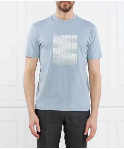 

Футболка Regular fit Emporio Armani, синий