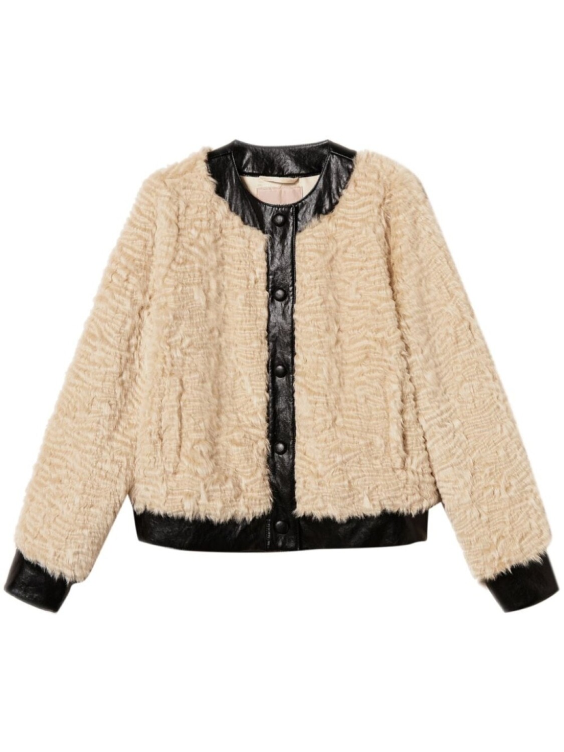 

TWINSET шуба из искусственного меха, нейтральный цвет