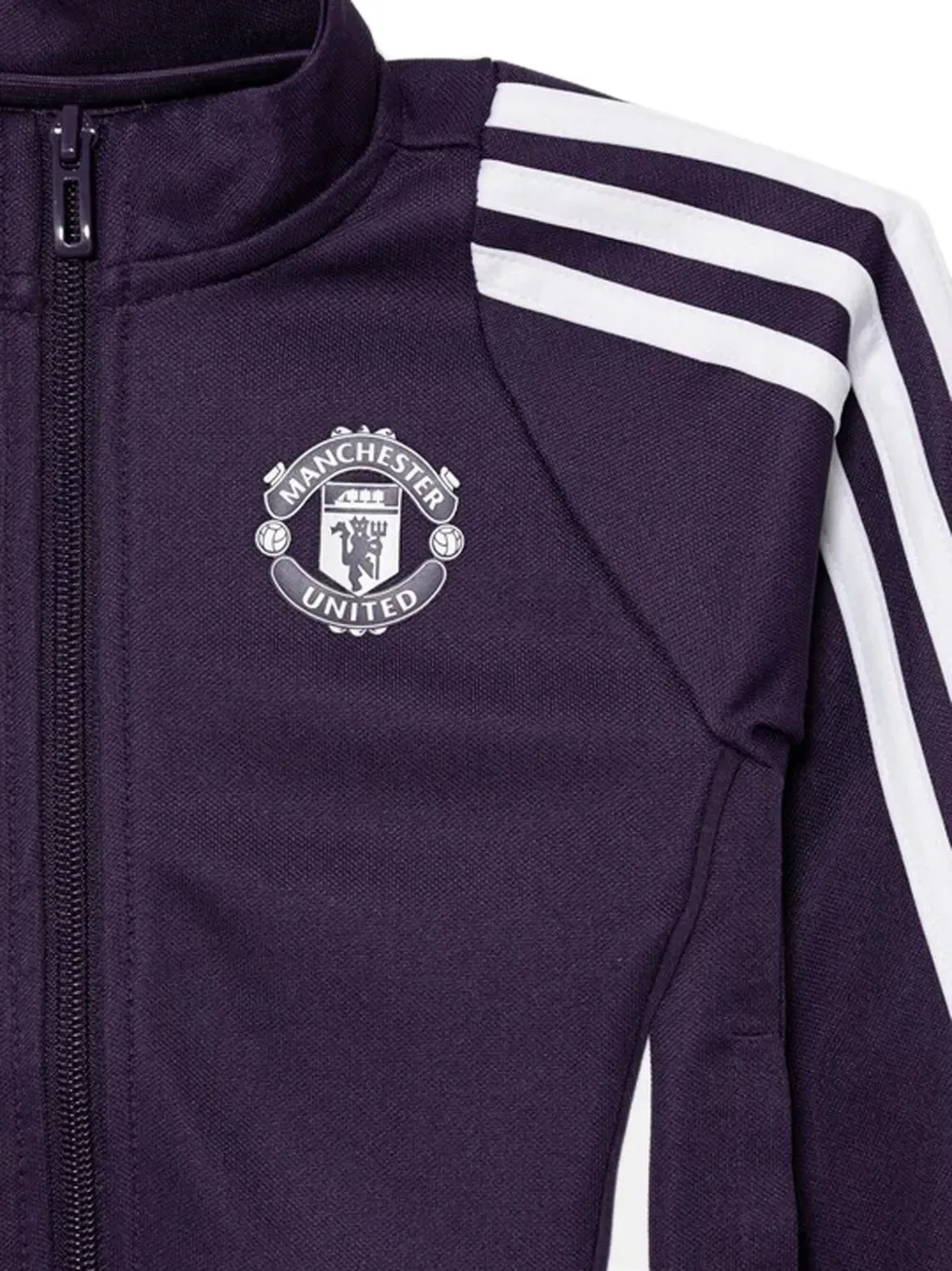 Спортивный костюм в полоску Adidas Kids, фиолетовый — фото 3