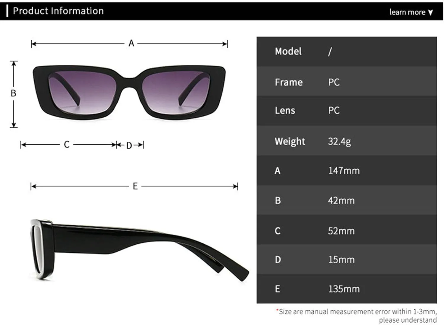 

Винтажные черные квадратные солнцезащитные очки для женщин, брендовые, маленькие прямоугольные солнцезащитные очки с градиентным прозрачным покрытием COTIA, Red
