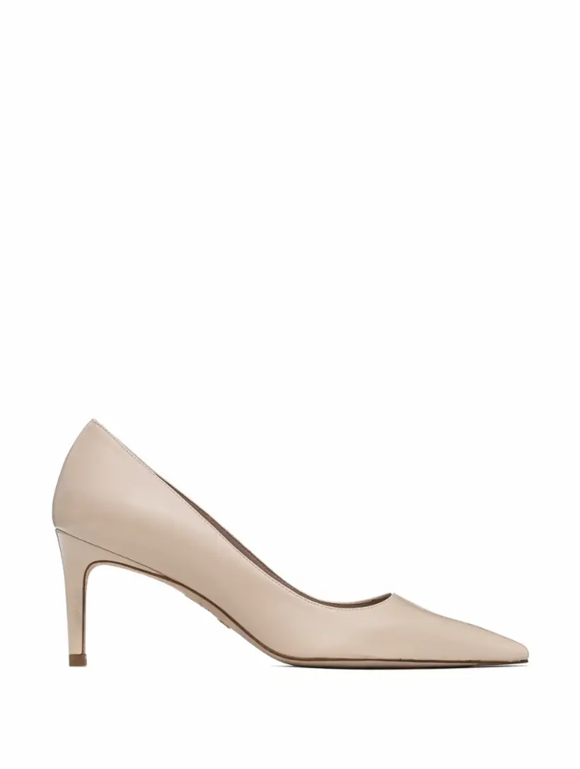 

Кожаные туфли-лодочки Stuart Weitzman, бежевый