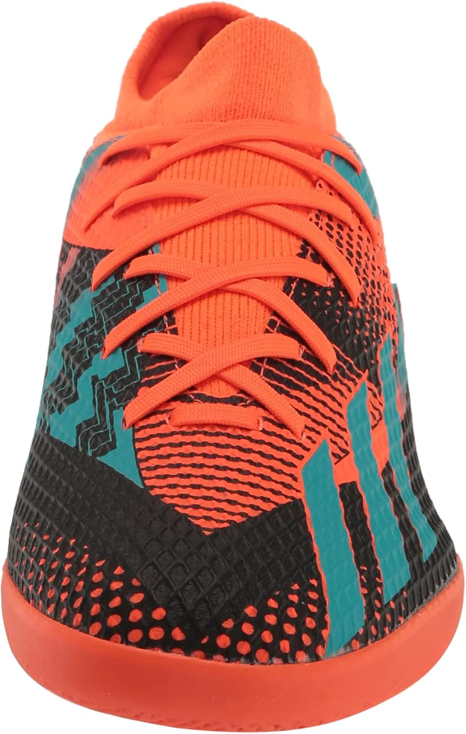 

Футбольные бутсы Adidas Unisex-Adult Speedportal Messi.3 для игры в зале, оранжевый/мятный/черный