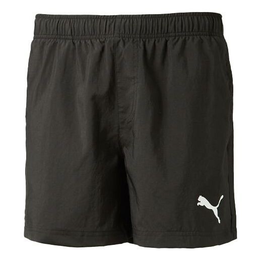 

Шорты embossed logo fleece shorts 'black white' Puma, черный