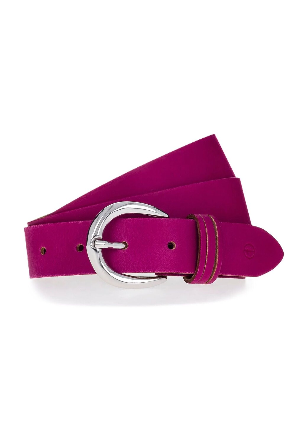 

Кожаный женский ремень с пряжкой и несколькими петлями Tamaris, цвет Fuchsia 880