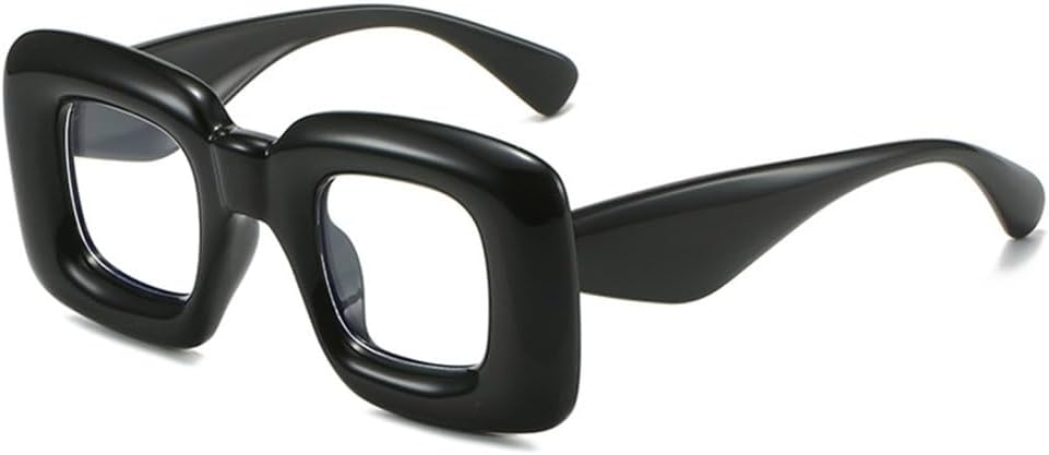 

Солнцезащитные очки MUTYNE с металлическими шарнирами, в ретро-стиле, конфетных цветов, толстые квадратные, модные для женщин и мужчин, с защитой от УФ-излучения UV400, Black Clear