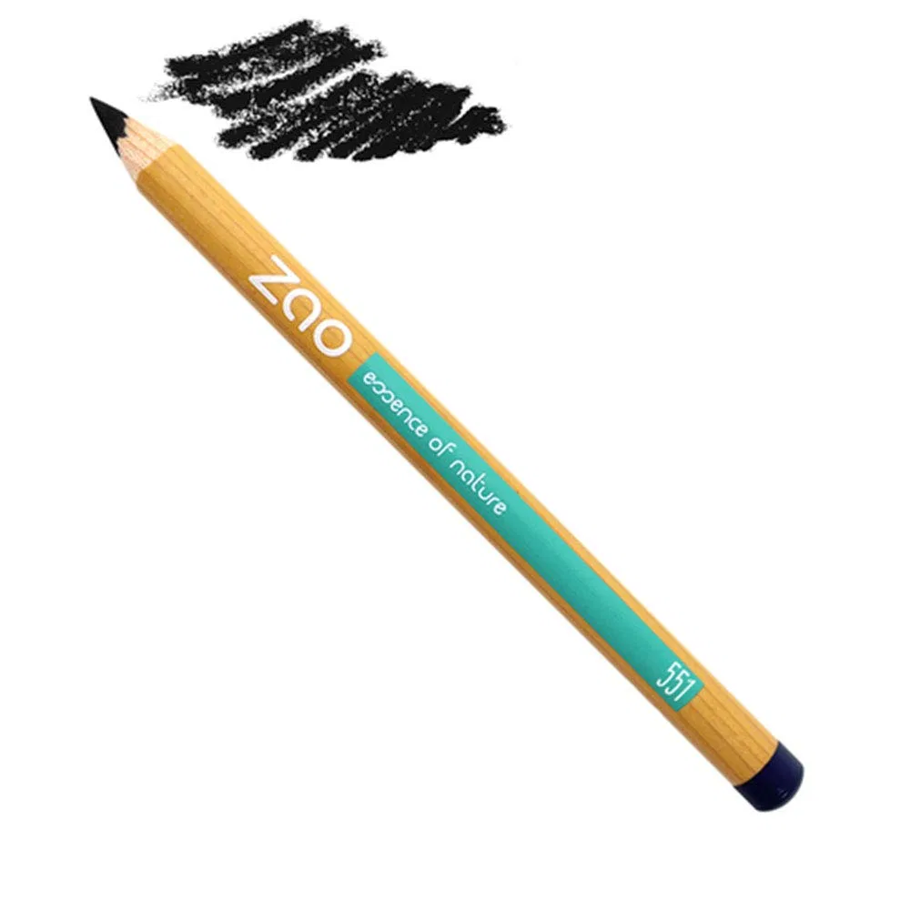 Карандаш для глаз, губ и бровей Zao Bamboo Pencil 551 (черный), 1.14 г Zao Essence Of Nature