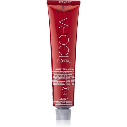 

Краска для волос Igora Royal 7-1 60мл, Schwarzkopf