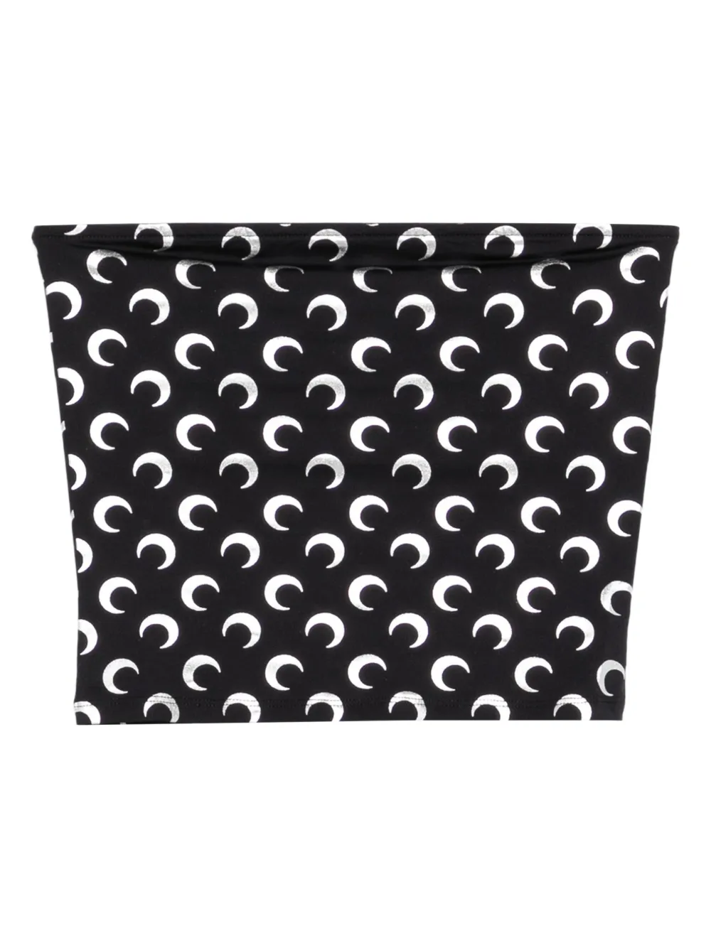 

Топ с принтом Marine Serre, черный