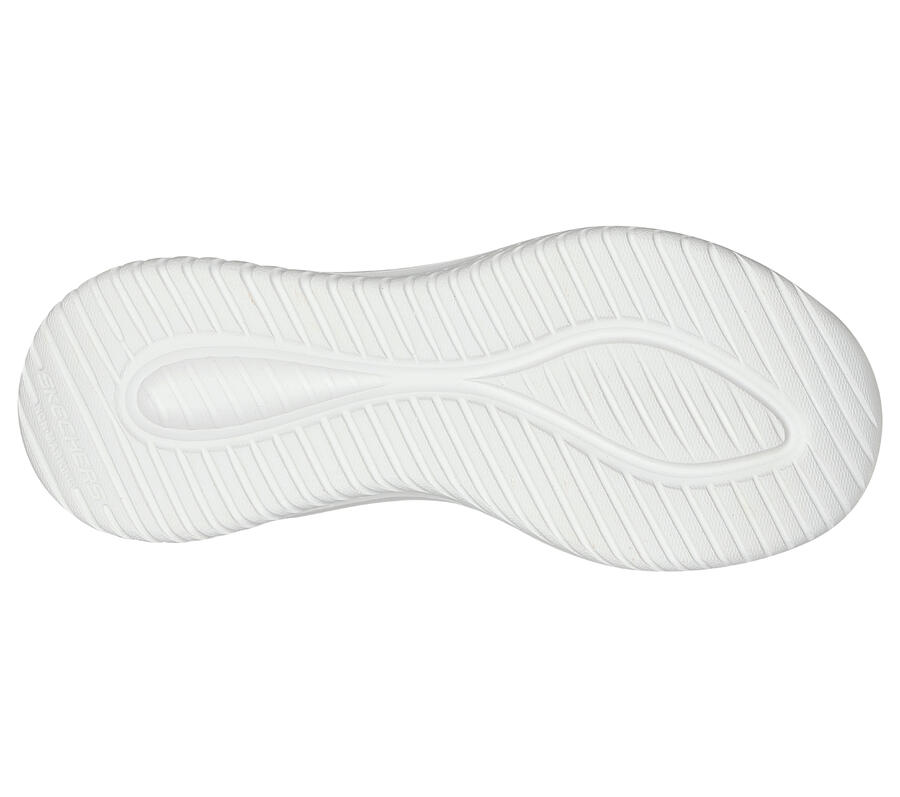 SKECHERS Детские кроссовки ULTRA FLEX 3.0 SMOOTH STEP Slip-On, цвет: черный / белый / серебристый — фото 3