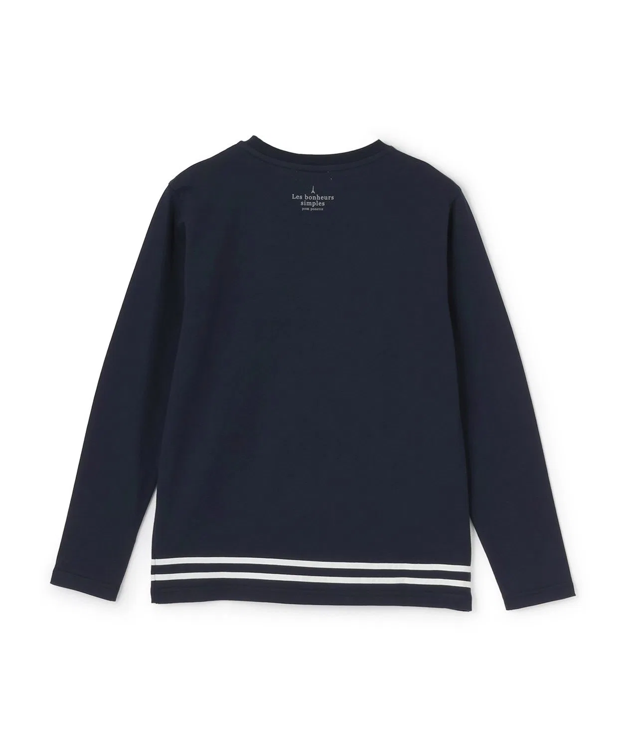 Детская футболка с логотипом Эйфелевой башни pom ponette junior белая — фото 2