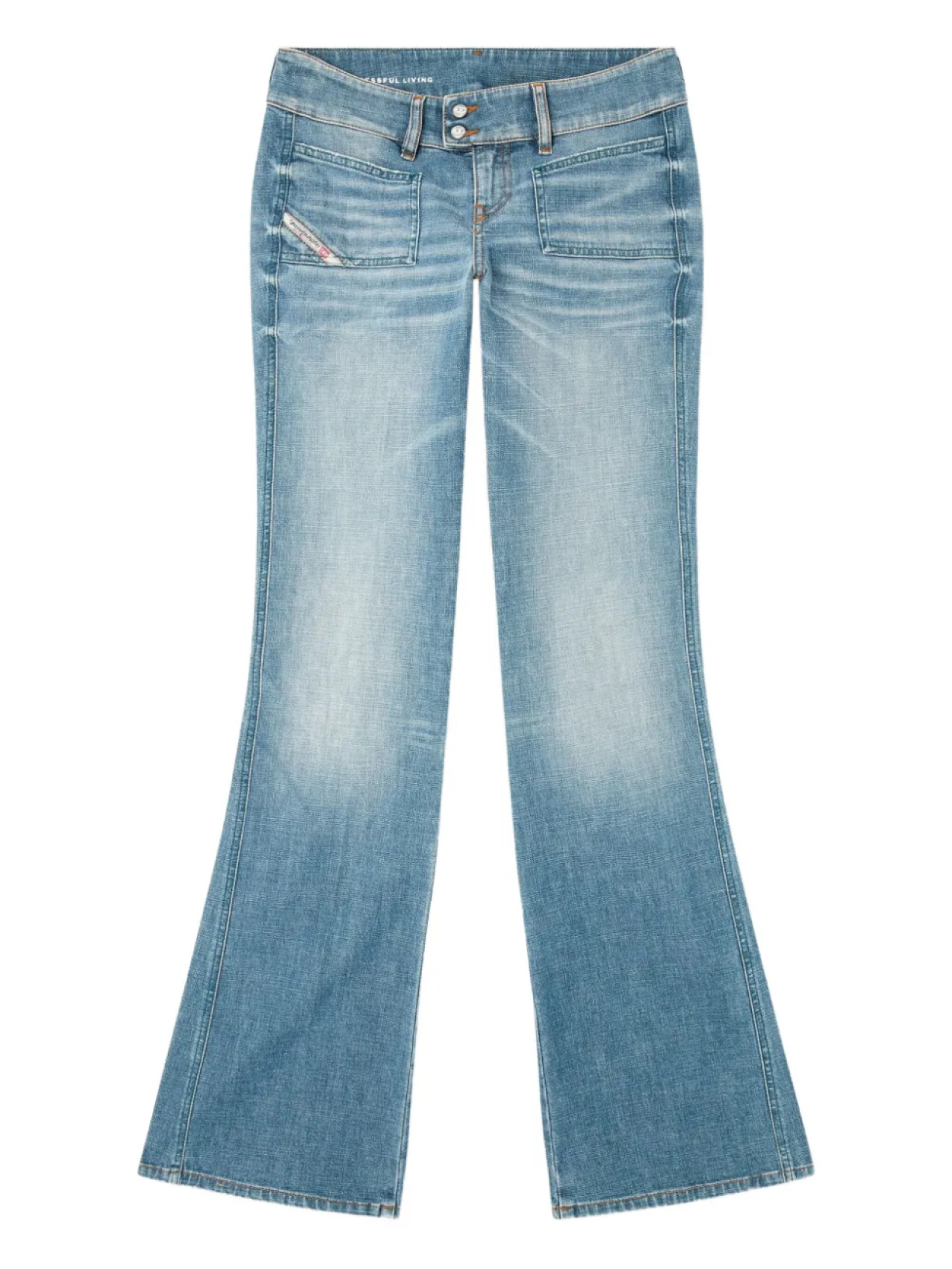 

Джинсы Diesel D-hush 09m58 bootcut, синий