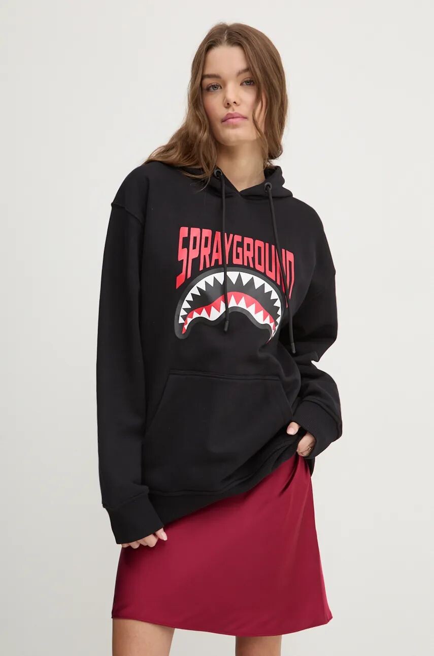 

Толстовка Sprayground из хлопка, черный