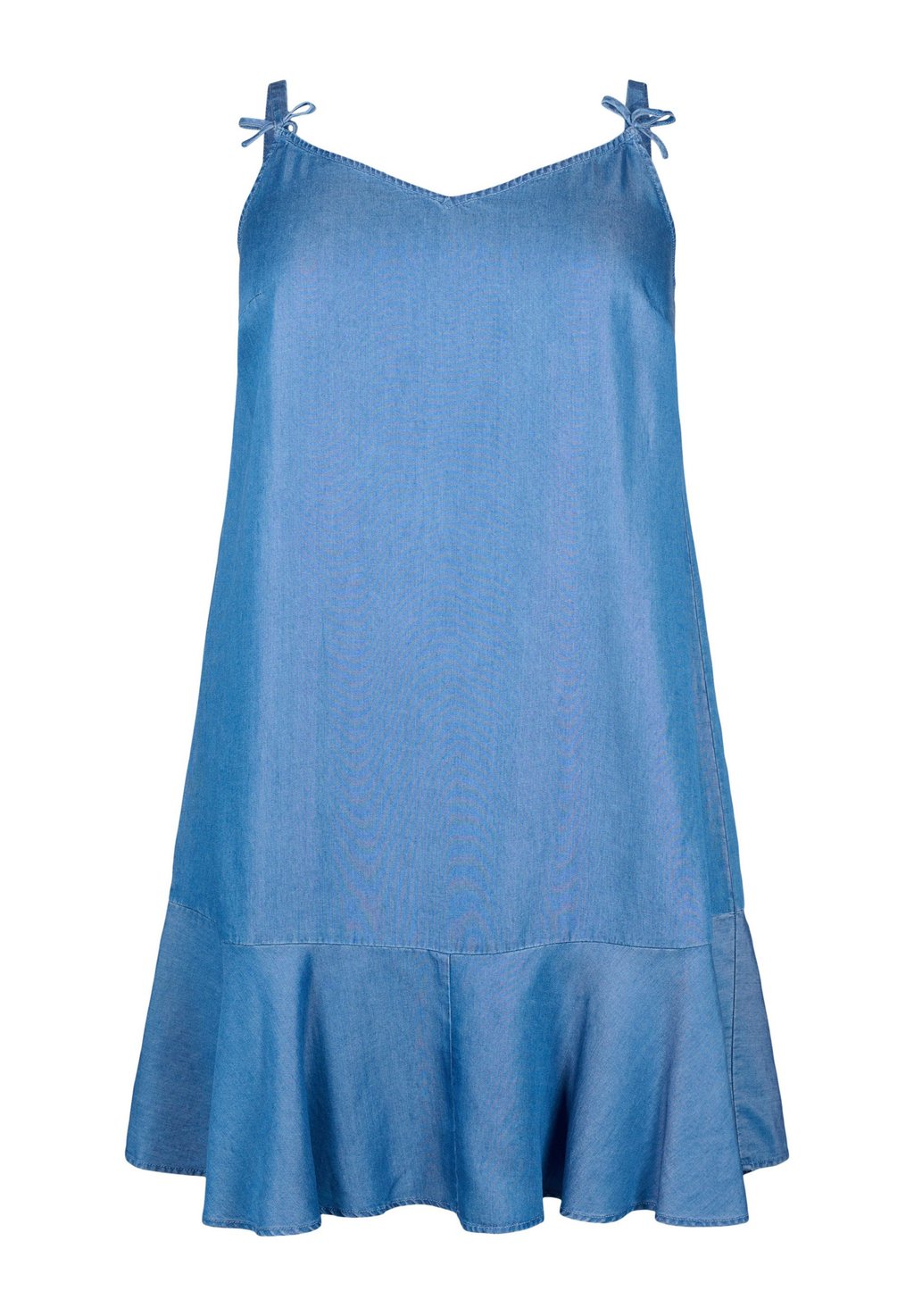 

Джинсовое платье MIDI MIT SPAGHETTITRÄGERN Zizzi, цвет Blue Denim