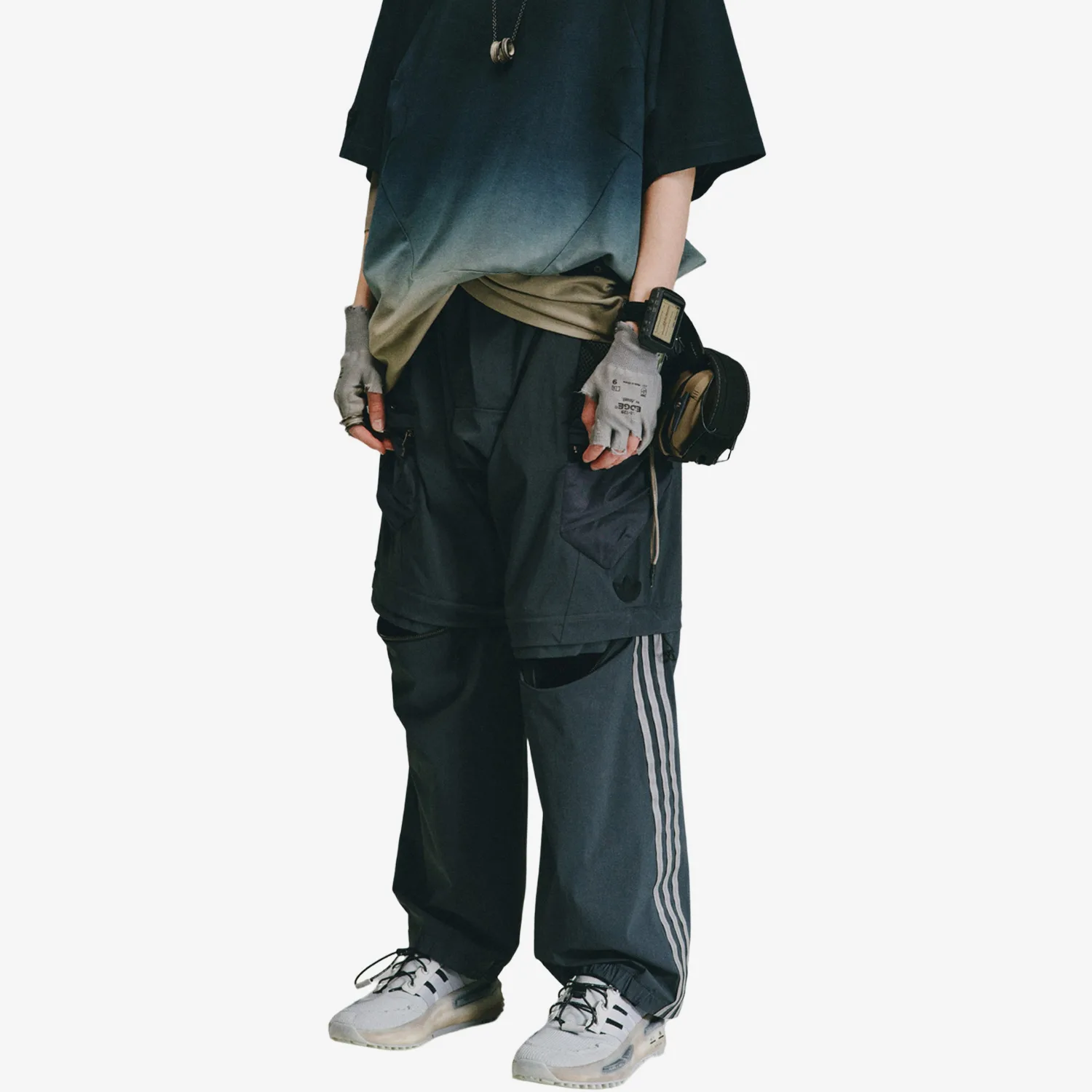 Adidas Originals Вязаные спортивные штаны унисекс carbon black — фото 3