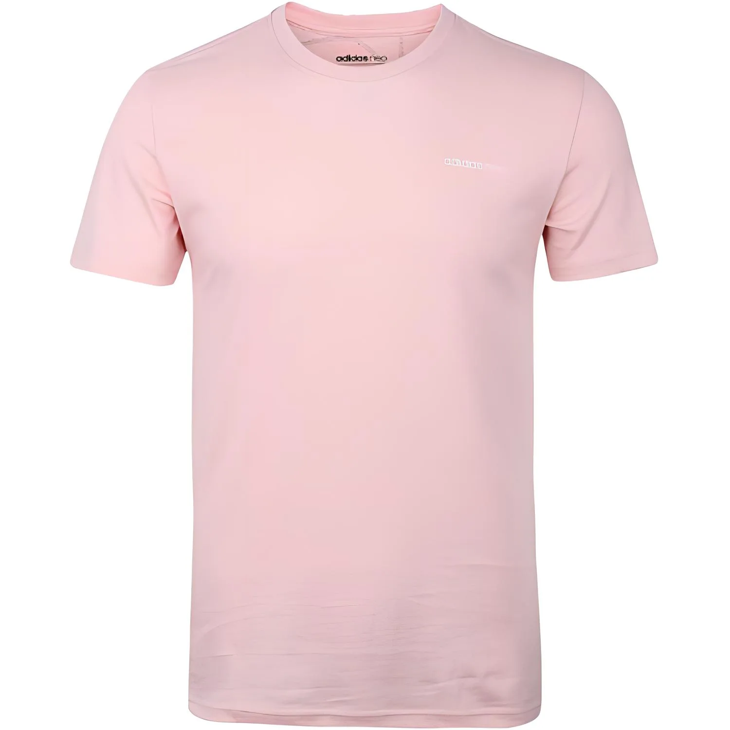 Adidas Neo Футболка мужская Pink Crew Neck Moderate Straight Fit
