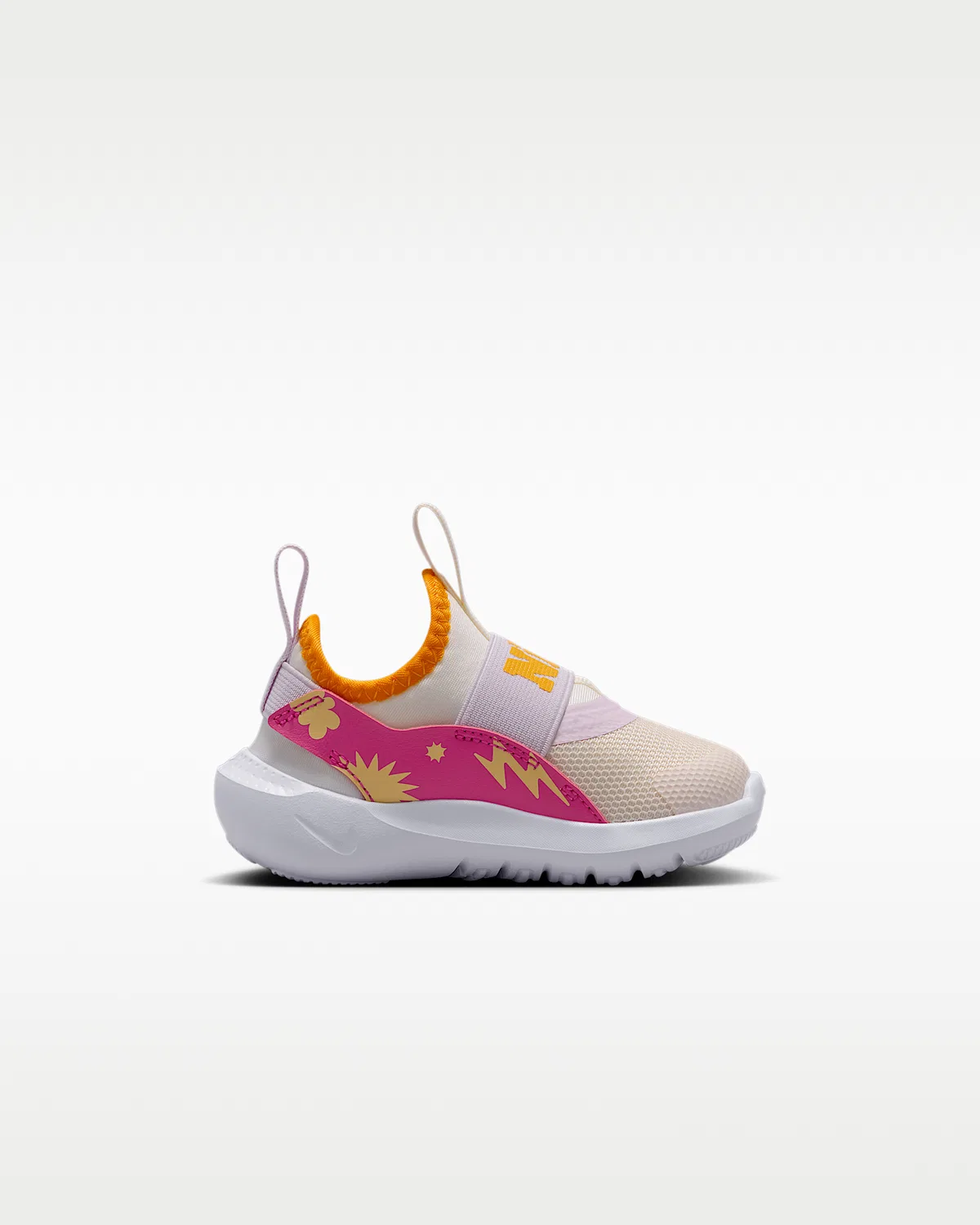 Детские кроссовки Nike Flex Runner 4 SE, Chalk/Sundial/Tangerine Tint/Desert Pink — фото 3