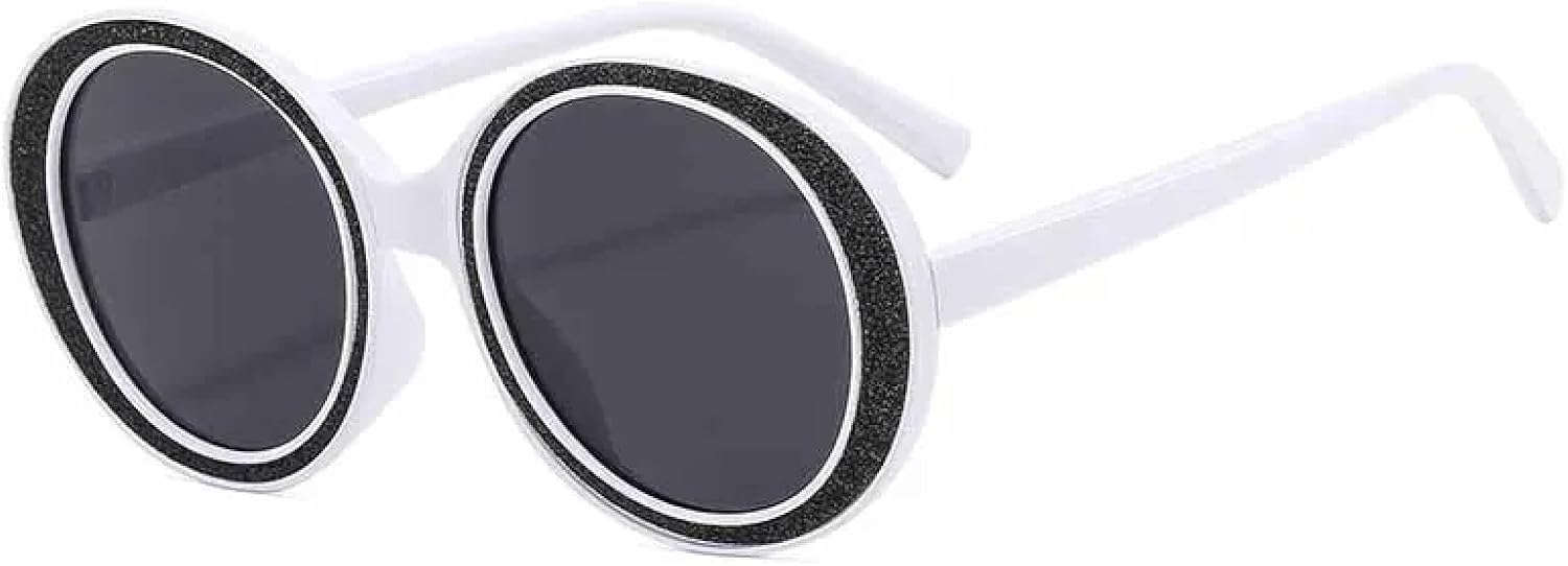 

Солнцезащитные очки овальной формы с крупной оправой для женщин и мужчин, модные, роскошные, для отдыха на природе, летних путешествий, солнцезащитные очки UV400 TKKTLLT, White Gray