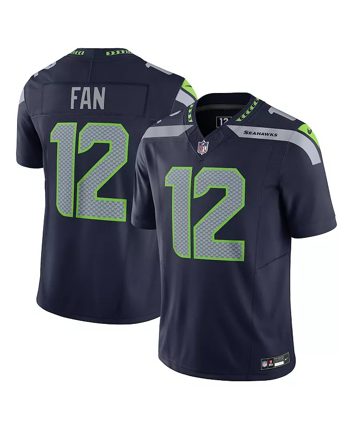 

Мужская ограниченная джерси Seattle Seahawks Vapor F.U.S.E. 12th Fan в синем цвете Nike
