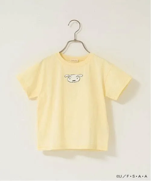 Белая футболка с вышивкой «Сагара» Lycee mine, Off white — фото 3