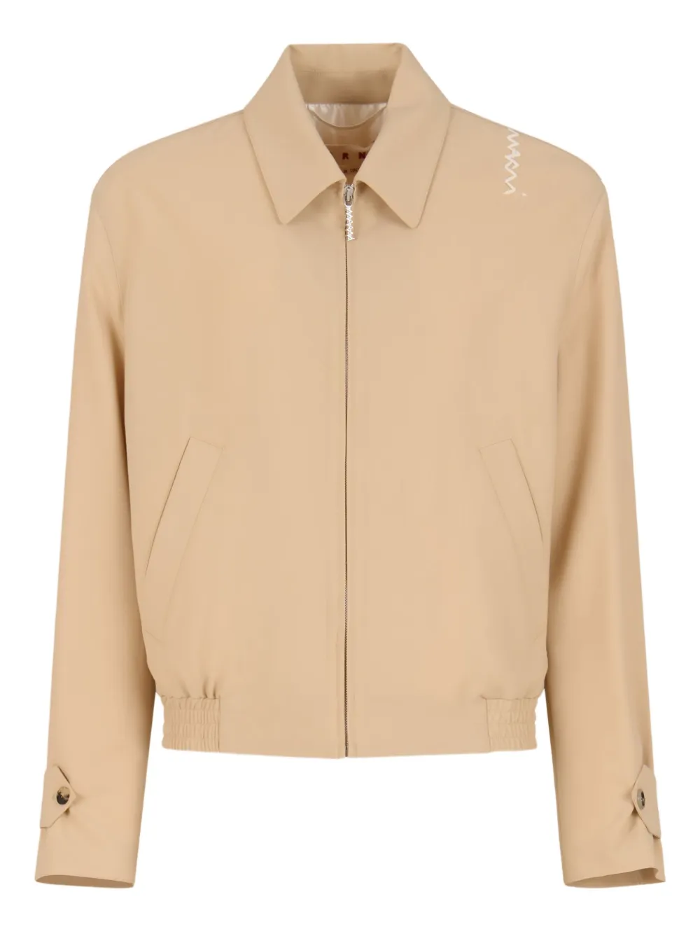 

Куртка с вышитым логотипом Marni, желтый