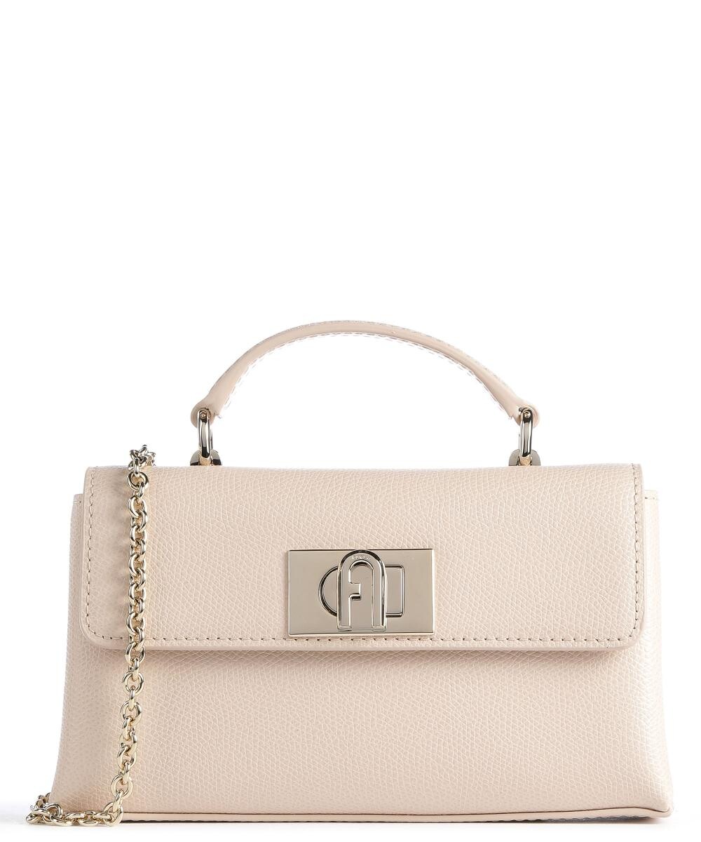 

Мини-сумка на плечо 1927 из зерненой кожи Furla, бежевый