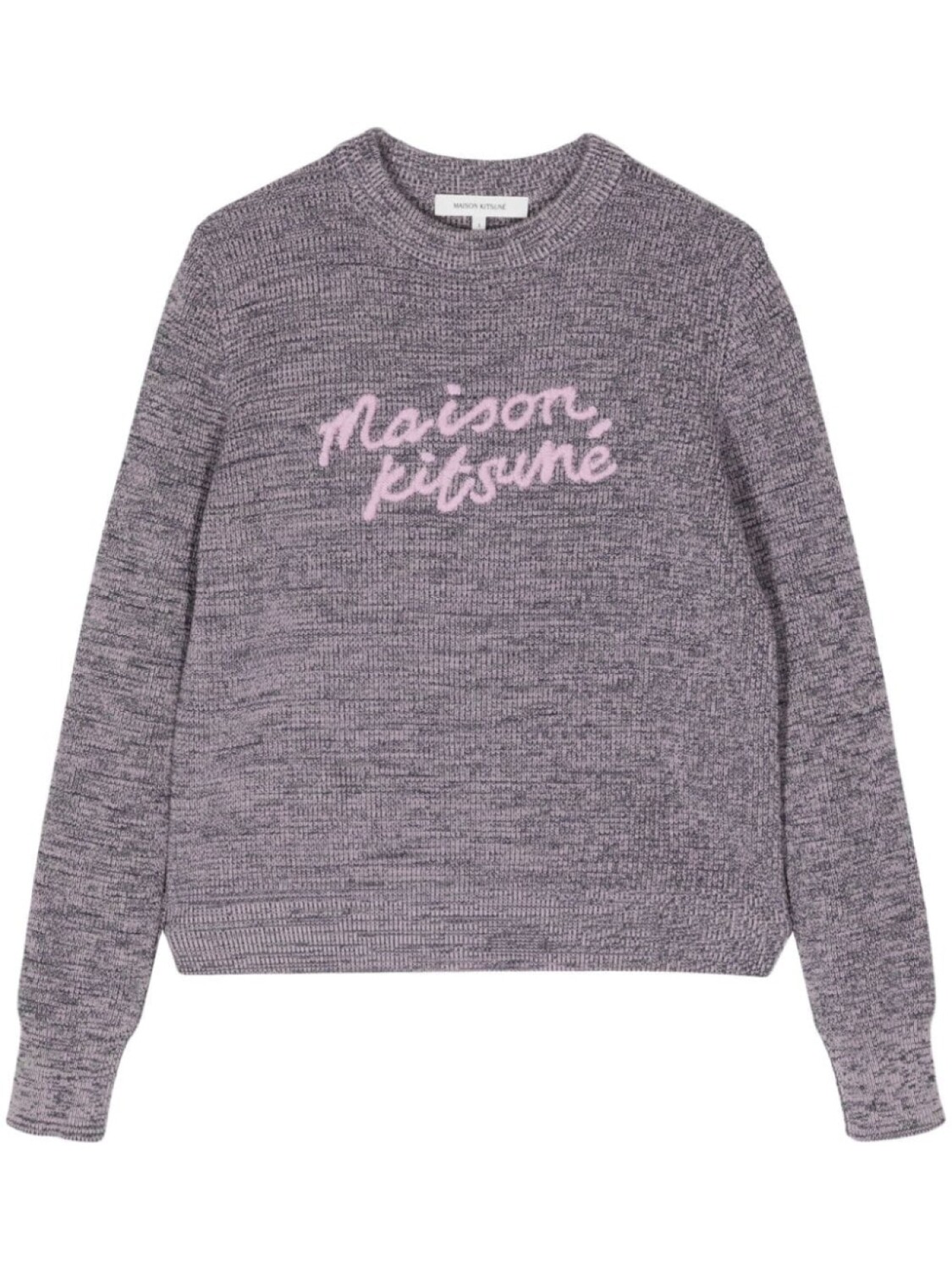 

Maison Kitsuné джемпер Handwriting с вышитым логотипом, фиолетовый