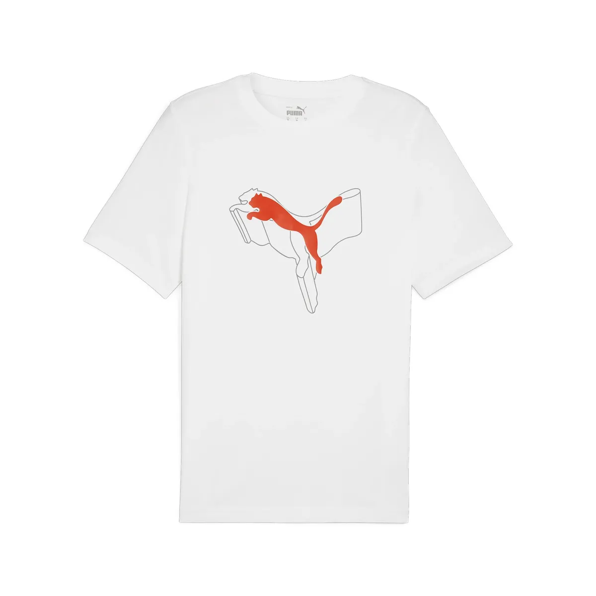 

ФУТБОЛКА PUMA "ESS+ LOGO LAB CAT TEE", белый
