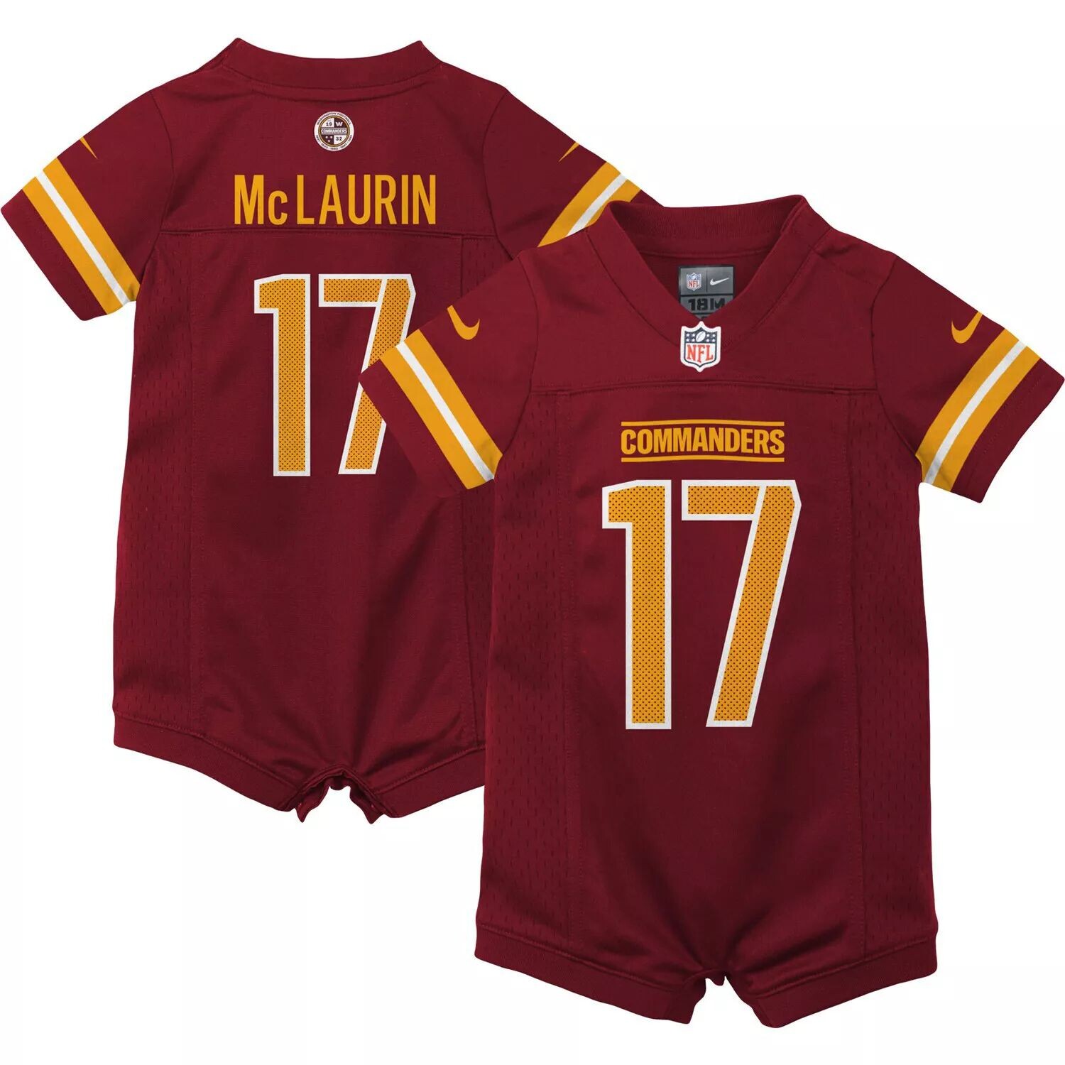 

Комбинезон Nike Terry McLaurin Burgundy Washington Commanders Game Nike, красный