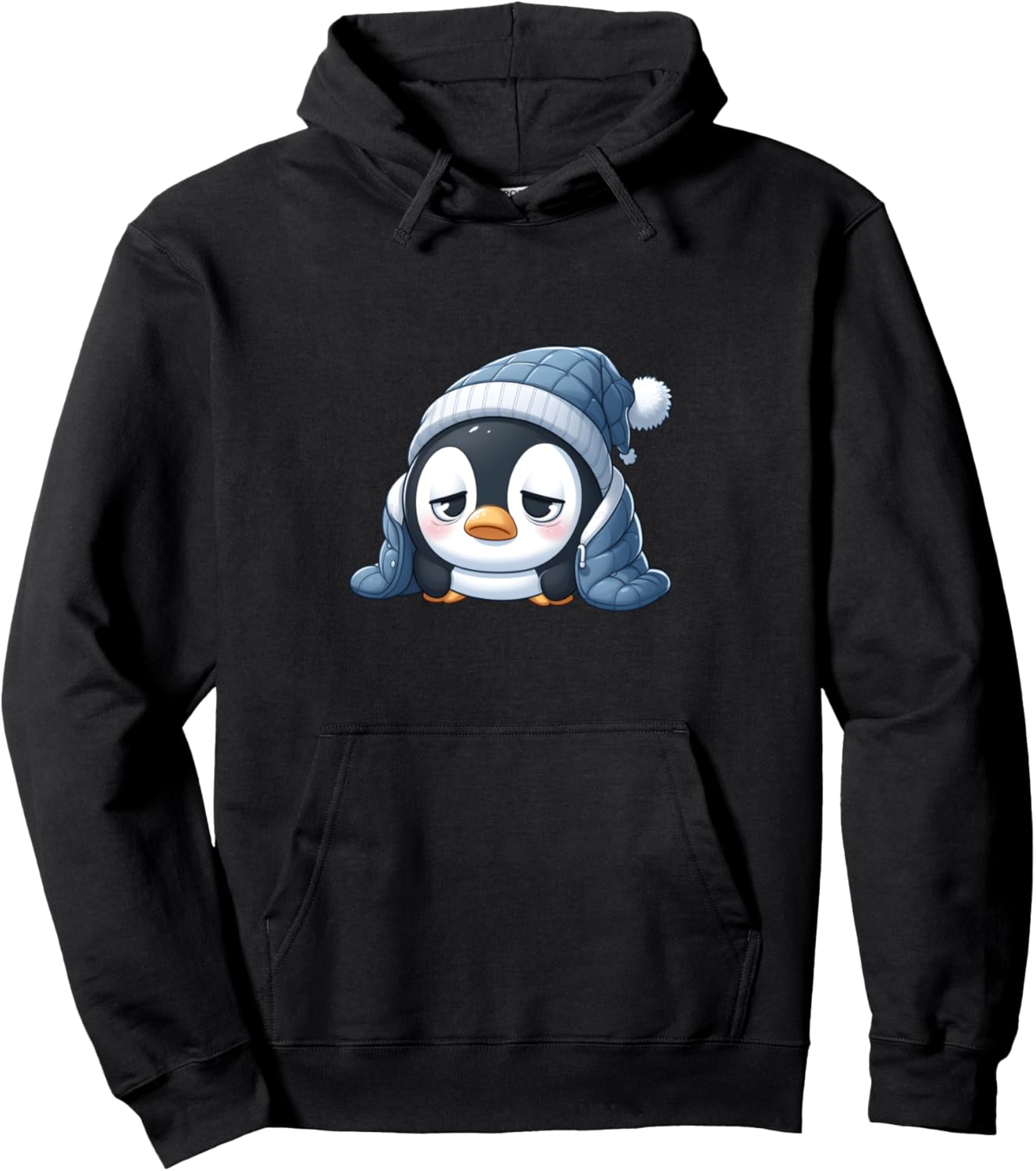 

Толстовка с изображением сонного пингвина Sleepy Penguin Collection, черный