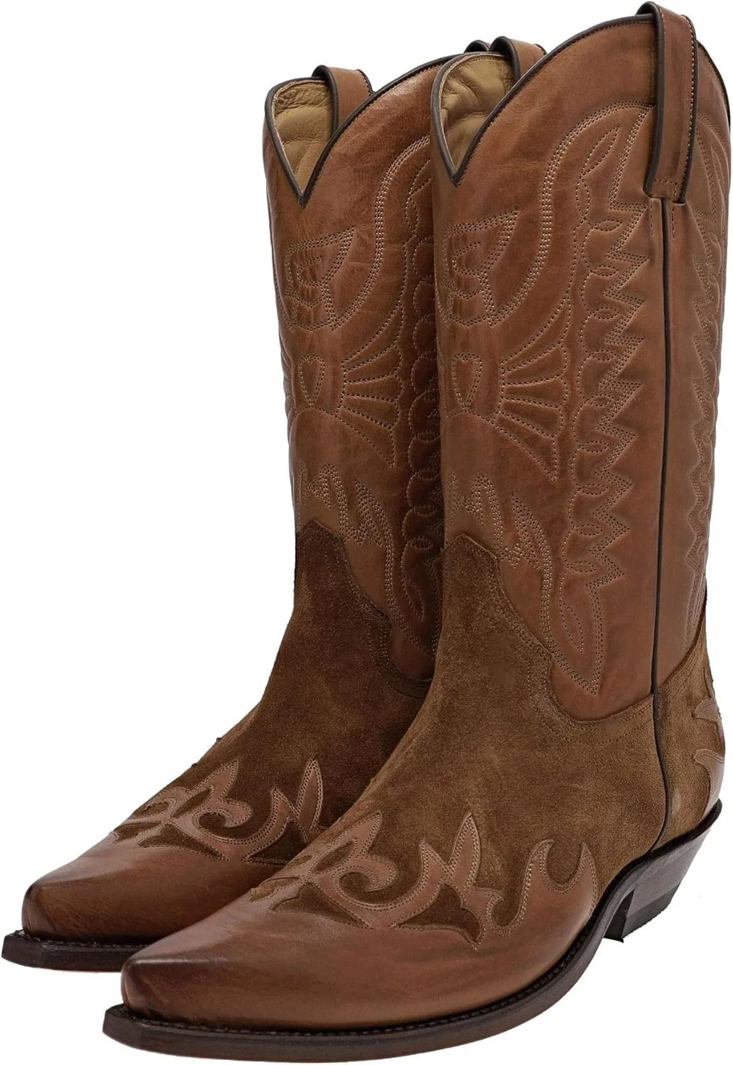 FB Fashion Boots Carlos Ковбойские ботинки унисекс Коньячные ботинки в стиле вестерн Кожаные ботинки Коричневые — фото 2