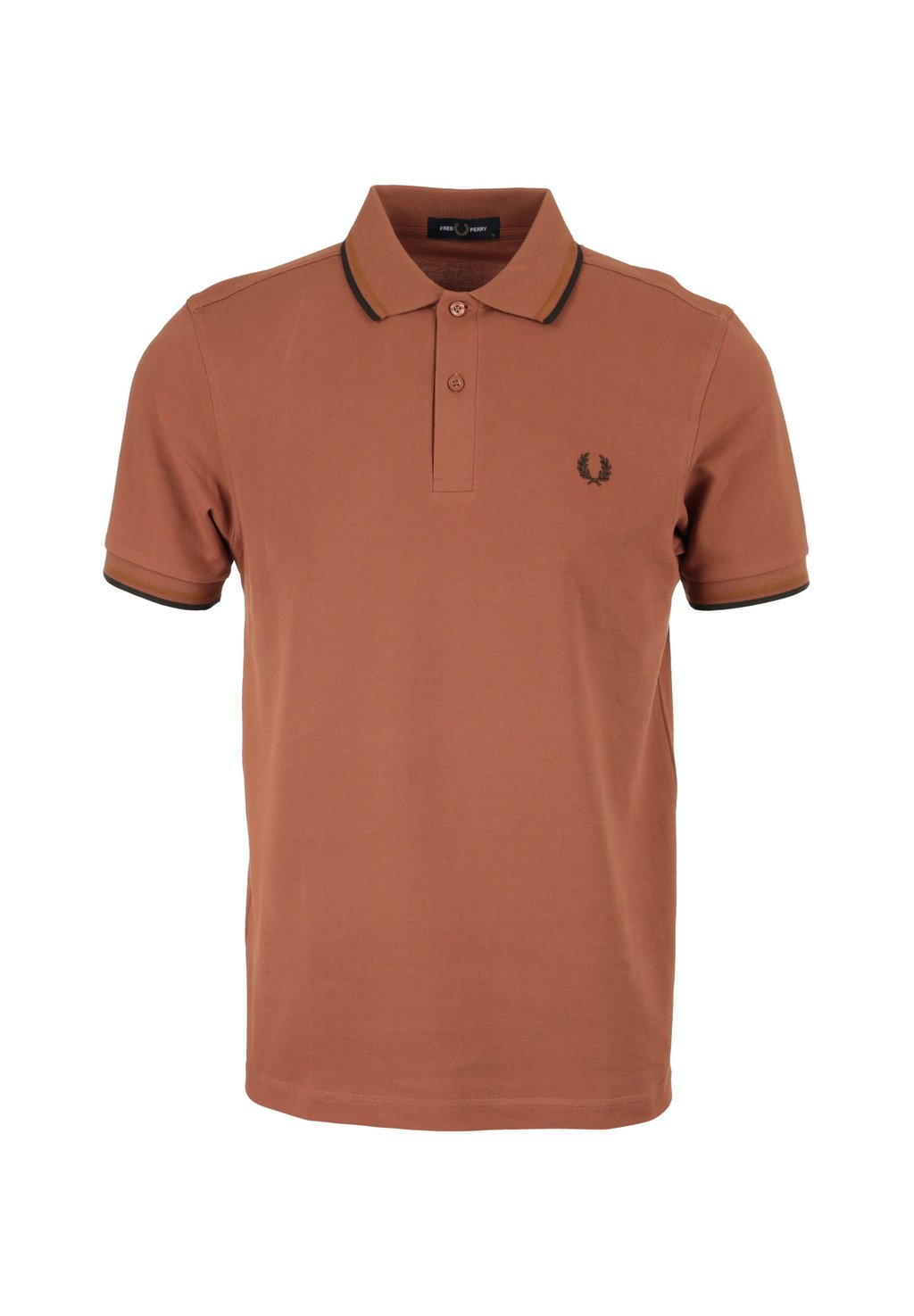 

Рубашка поло TWIN TIPPED Fred Perry, коричневый