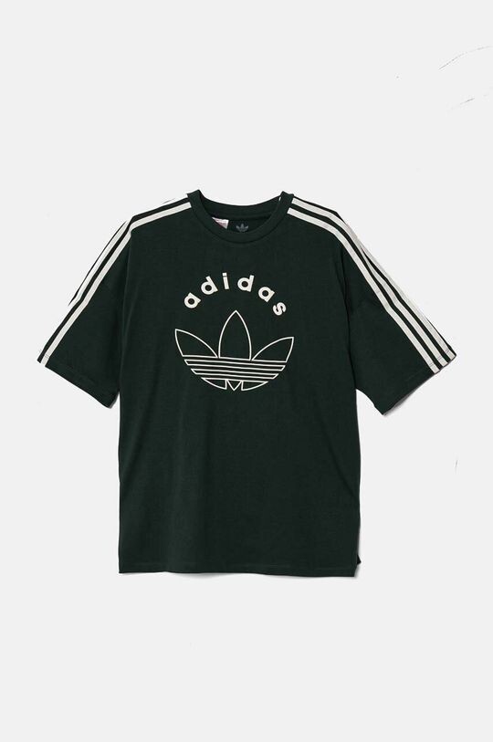 

Tee детская хлопковая футболка adidas Originals, зеленый