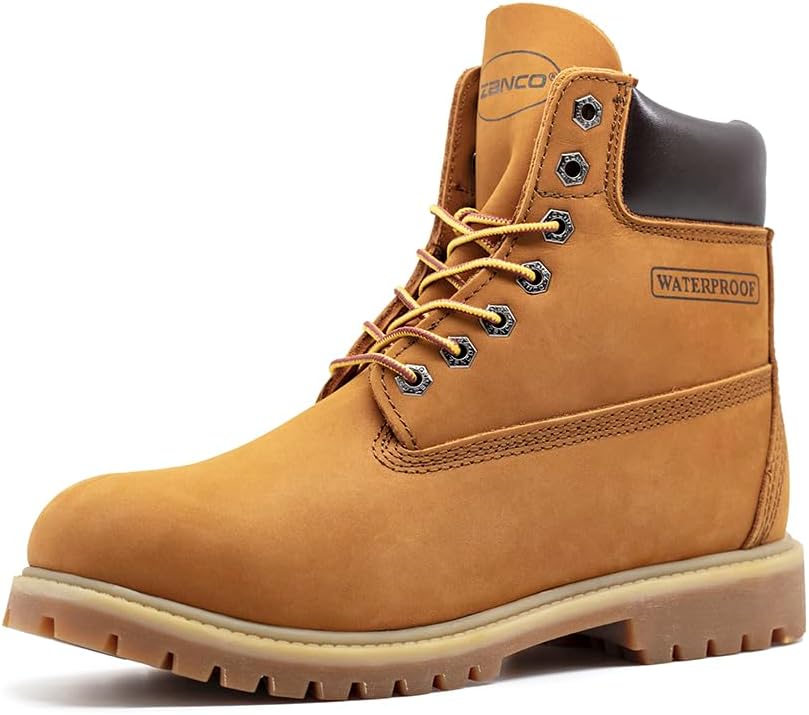 

Мужские водонепроницаемые кожаные ботинки ZANCO 6 / строительные ботинки / походные ботинки для активного отдыха, Rust