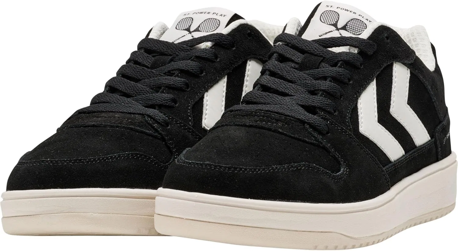 Кроссовки Hummel Unisex Adult Low St. Power Play, Black White — фото 4