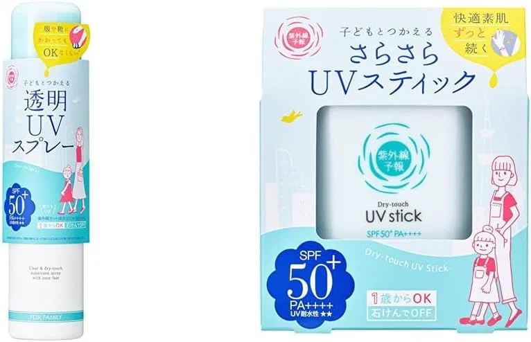Набор солнцезащитных средств UV Prediction: спрей UV Spray F 50г + стик UV Stick F 15г Uv Forecast