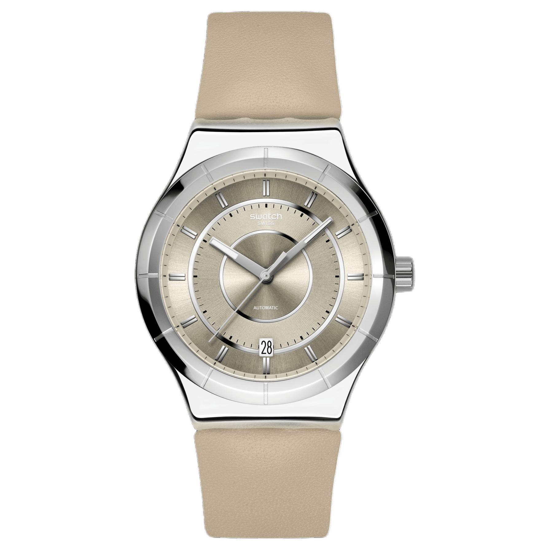 

SWATCH Часы Unisex Watch, Beige Watch Dial