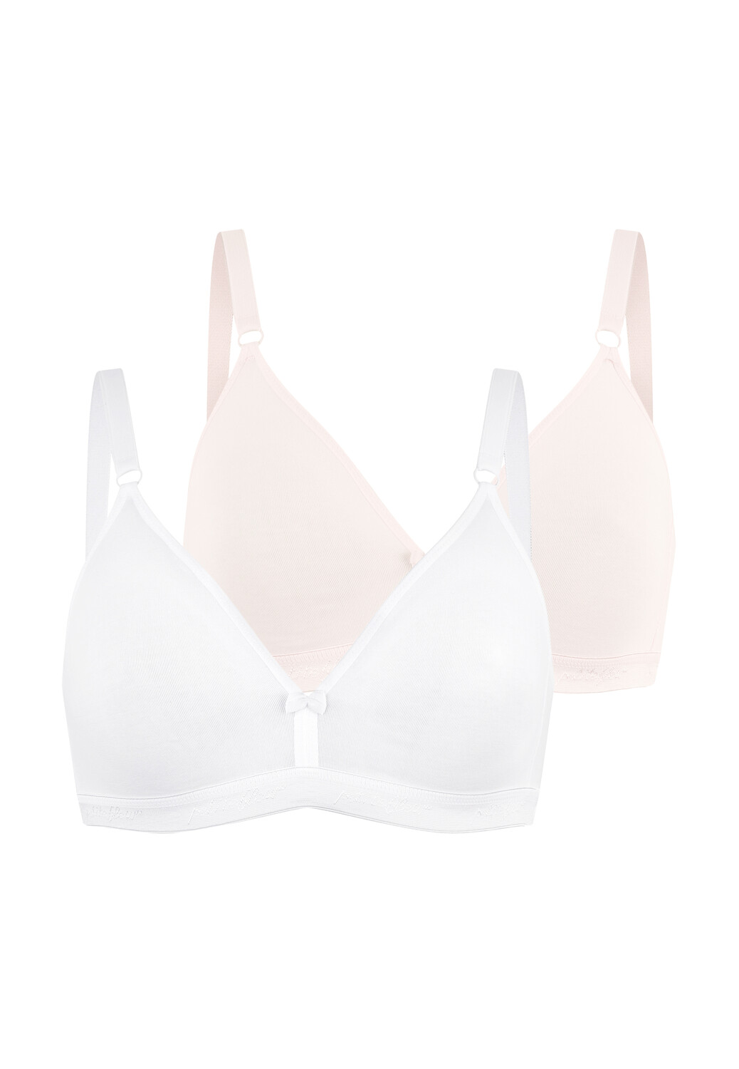 

Бюстгальтер без косточек PETITE FLEUR Bralette BH, цвет 2xweiß+1xrosa