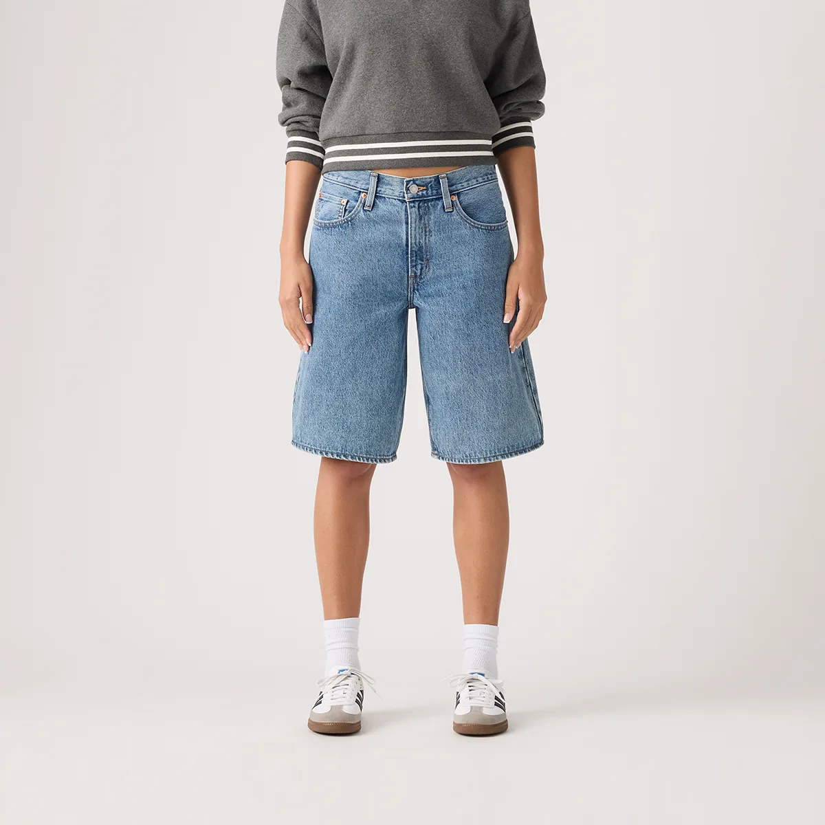 Levis Джинсовые шорты Women's Blue Moderate — фото 4