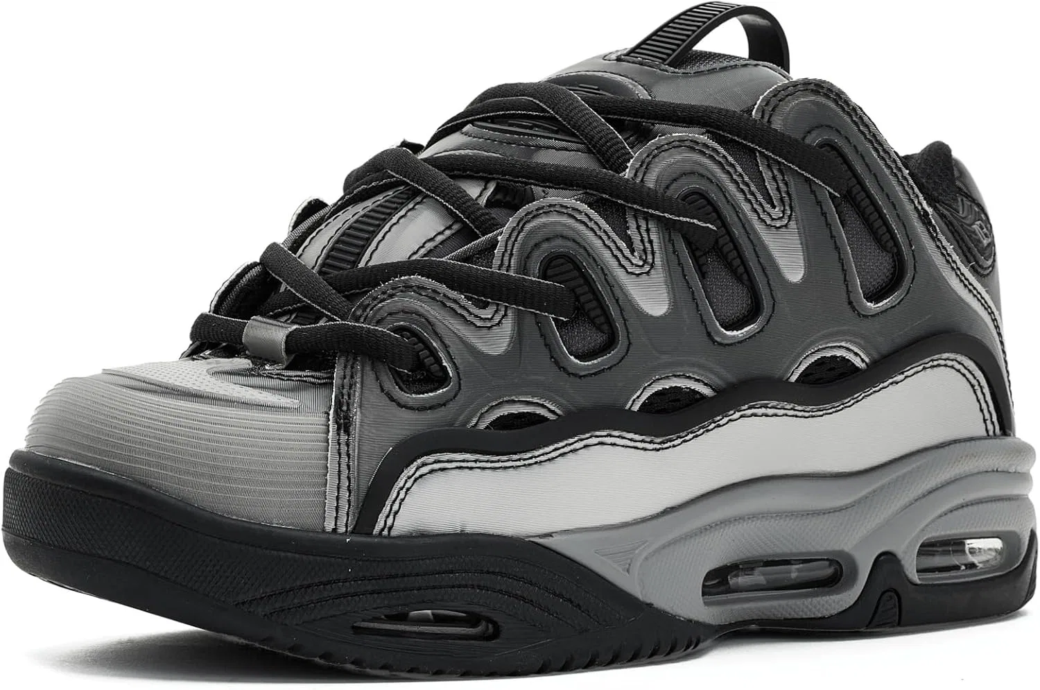 Кроссовки мужские Osiris D3 2001, цвет Silver/Black/Holo