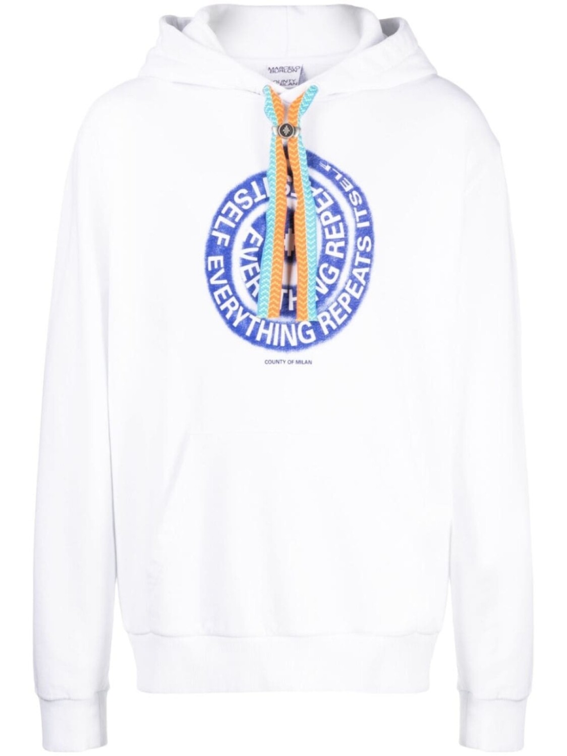 

Худи с принтом Marcelo Burlon County of Milan, белый