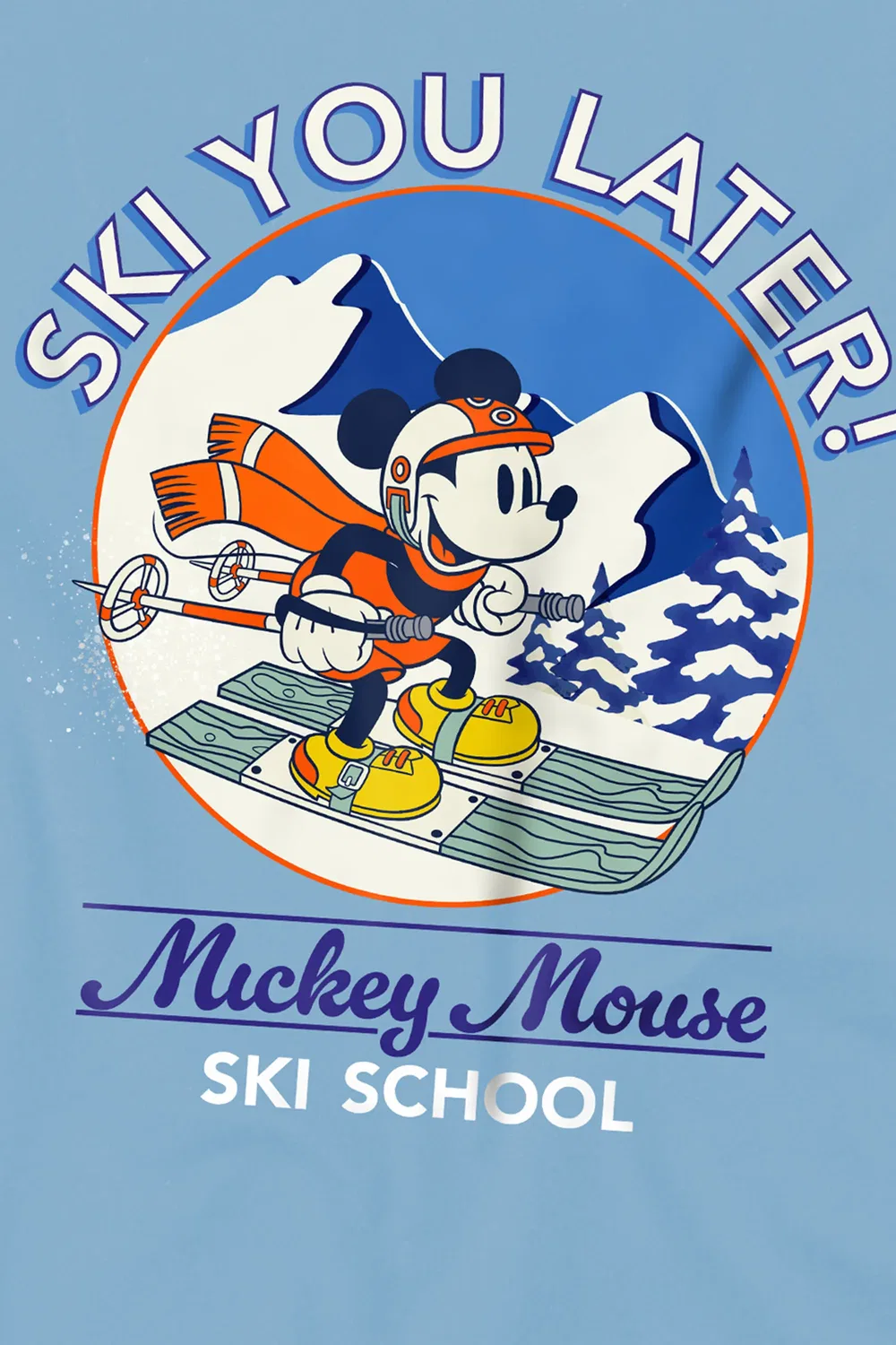 Детская футболка с Микки Маусом Disney, светло-голубой — фото 2