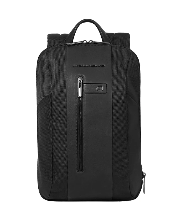 

Тонкий тканевый рюкзак для ноутбука 15,6 дюймов Piquadro, черный