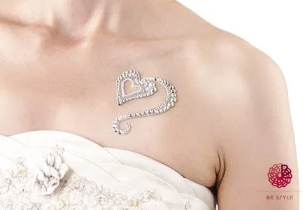 Боди-арт наклейка Heart in Heart BE STYLE — фото 3