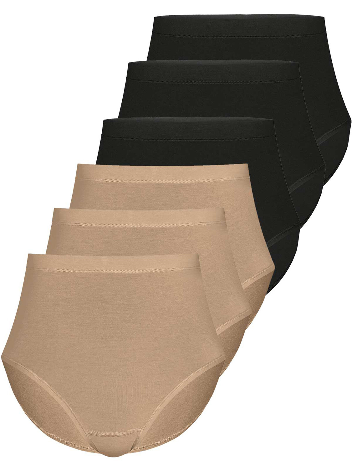 

Трусы Sassa 6er Sparpack Maxi, цвет black skin