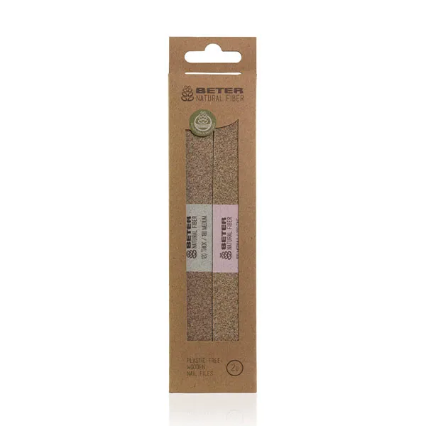 

Пилочки для ногтей Natural Fiber Wooden Nail Files Beter, 2 UD